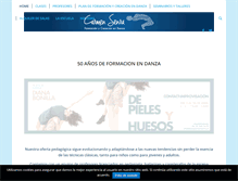 Tablet Screenshot of danzacarmensenra.es